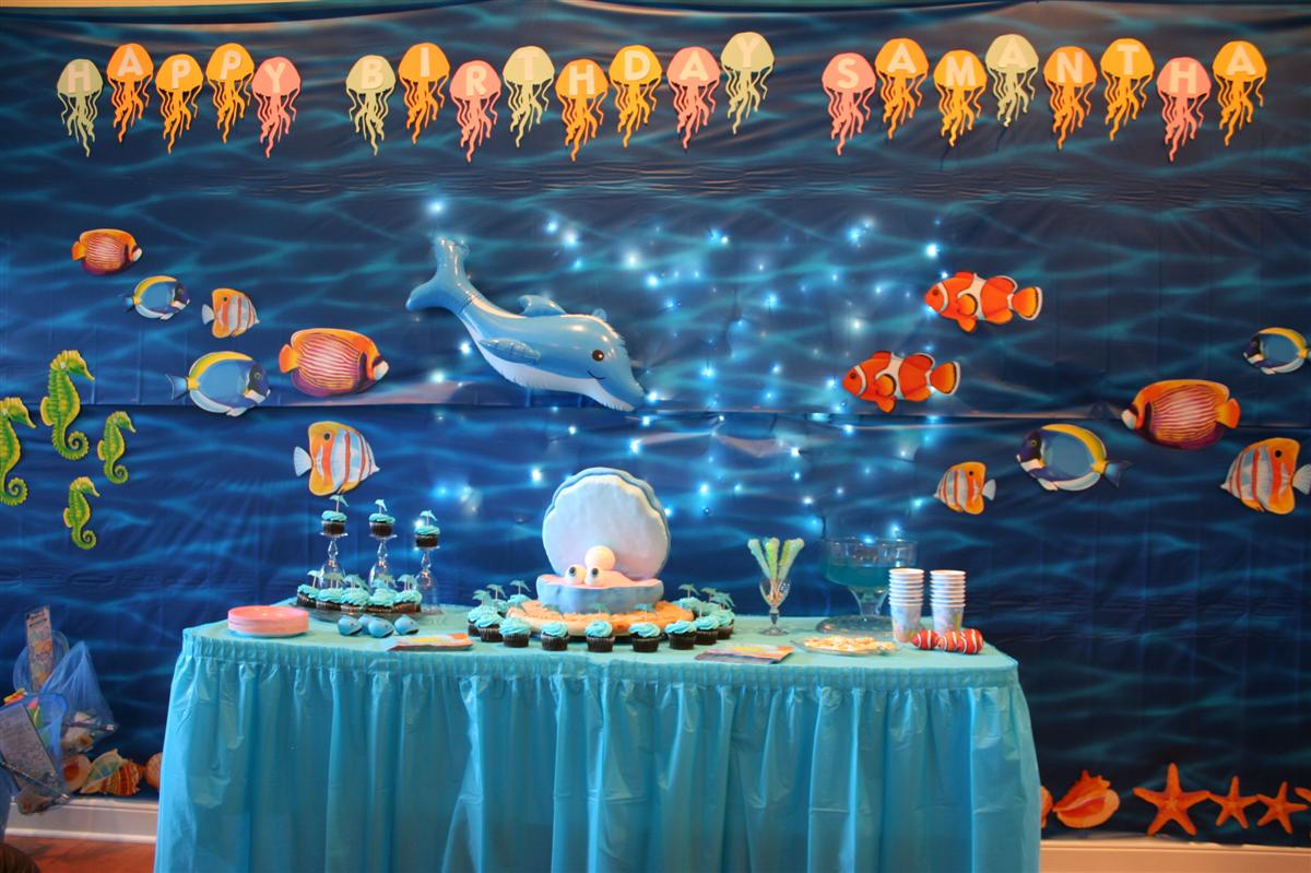  under  the sea  party  decorations Sandy Party  Decorations